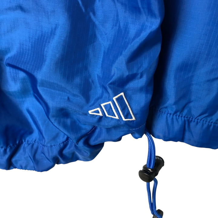 Vintage 90'S Adidas Ripstop Anorak Parka, Men's Size Medium Nylon navy blue type Vintage Second Hand