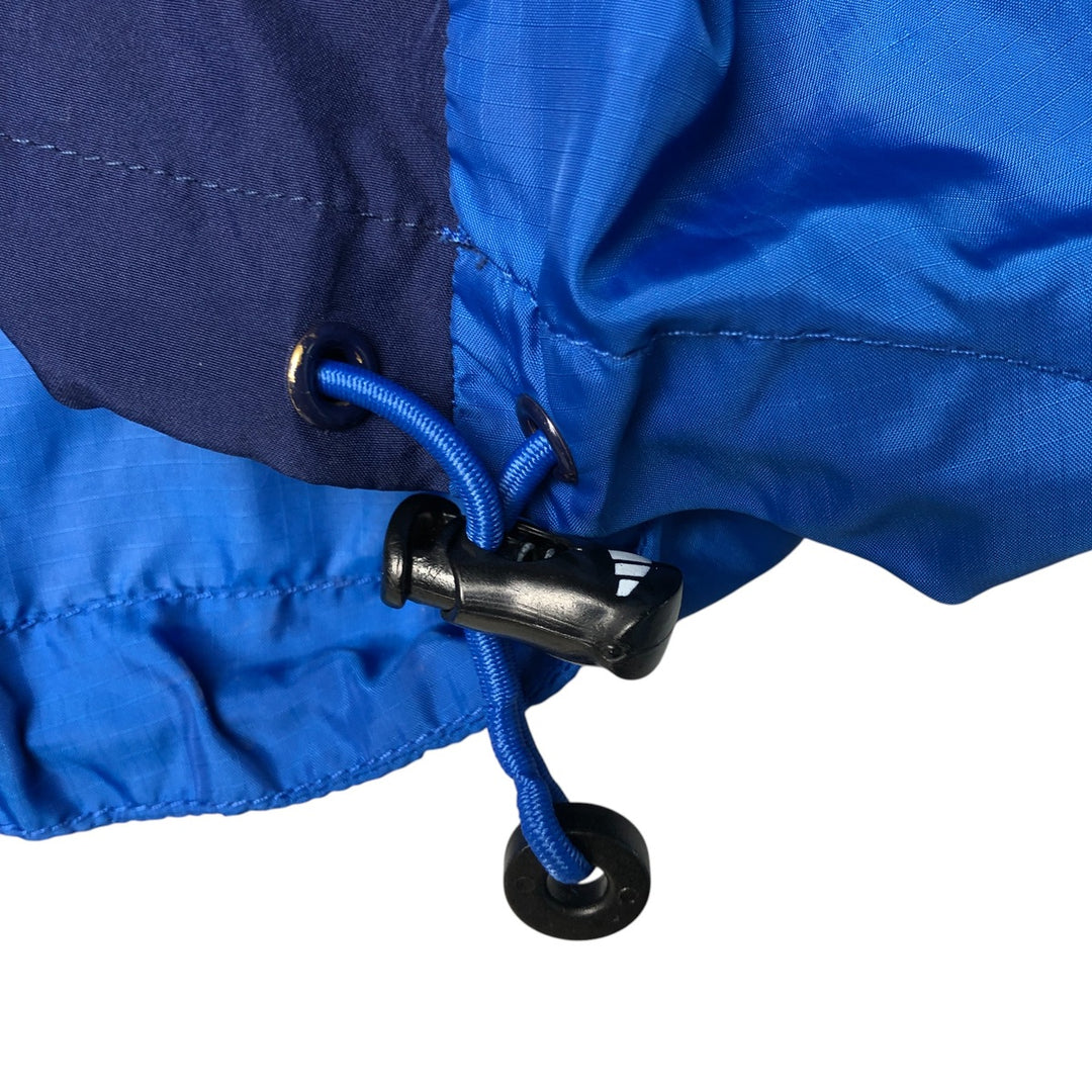 Vintage 90'S Adidas Ripstop Anorak Parka, Men's Size Medium Nylon navy blue type Vintage Second Hand
