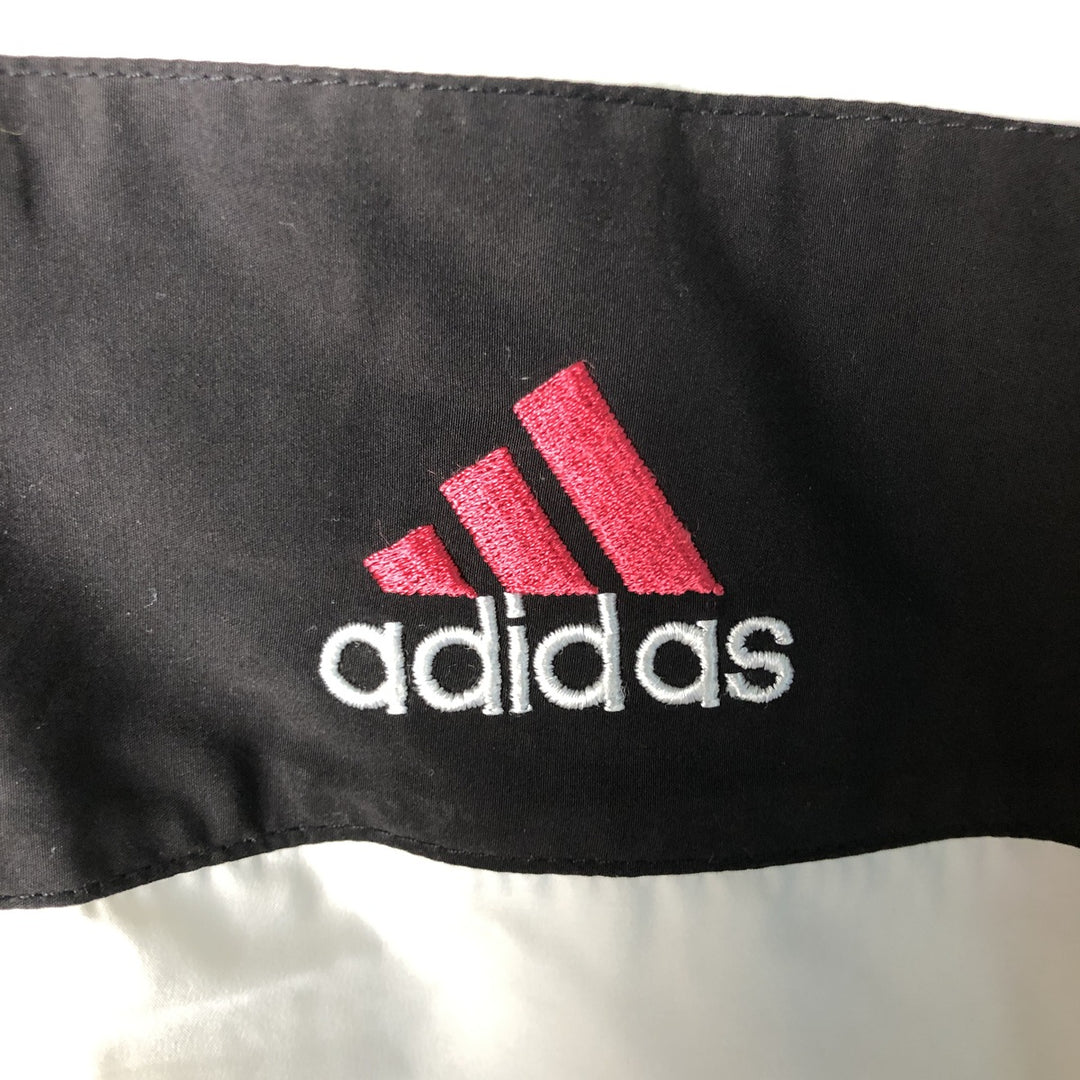 Vintage 80s-90'S Adidas windbreaker, men's size L polyester white type Vintage Second Hand
