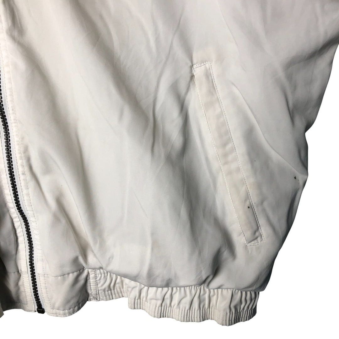 Vintage 80s-90'S Adidas windbreaker, men's size L polyester white type Vintage Second Hand