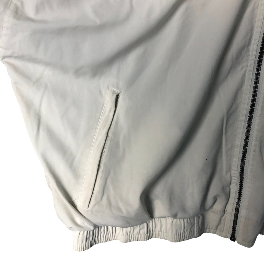 Vintage 80s-90'S Adidas windbreaker, men's size L polyester white type Vintage Second Hand