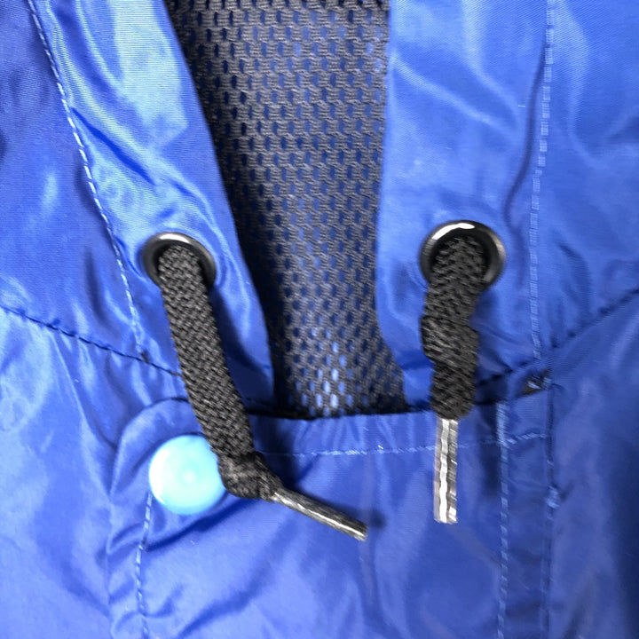90'S Nike Anorak Parka, Men's Medium, Vintage Nylon blue type Vintage Second Hand