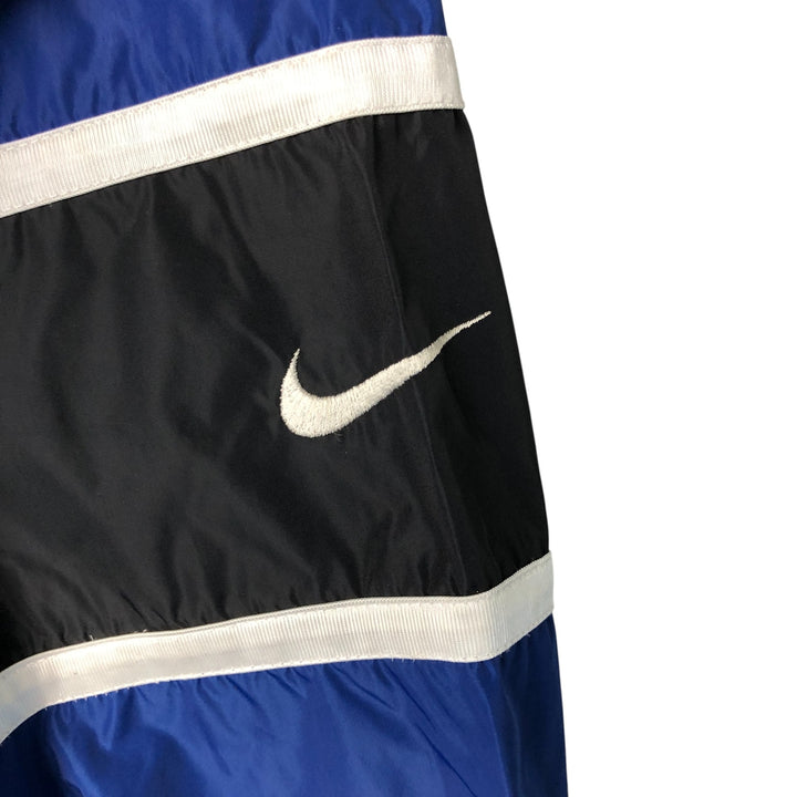 90'S Nike Anorak Parka, Men's Medium, Vintage Nylon blue type Vintage Second Hand