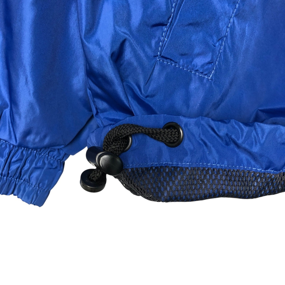 90'S Nike Anorak Parka, Men's Medium, Vintage Nylon blue type Vintage Second Hand