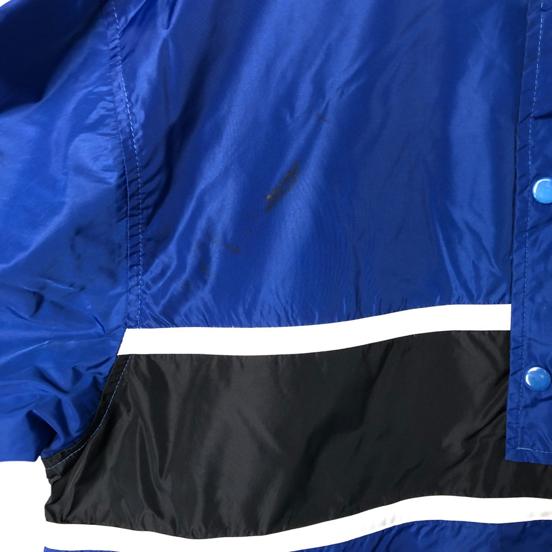 90'S Nike Anorak Parka, Men's Medium, Vintage Nylon blue type Vintage Second Hand