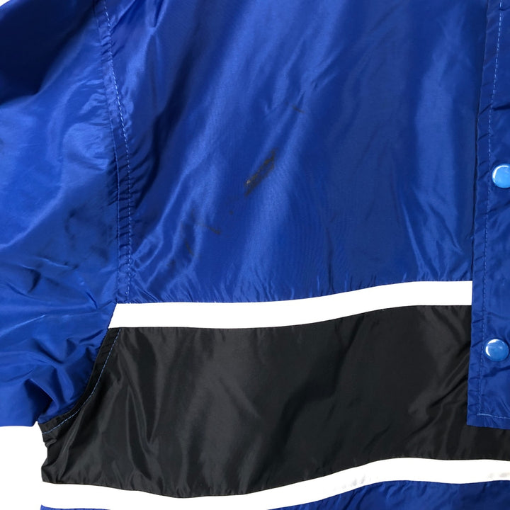 90'S Nike Anorak Parka, Men's Medium, Vintage Nylon blue type Vintage Second Hand