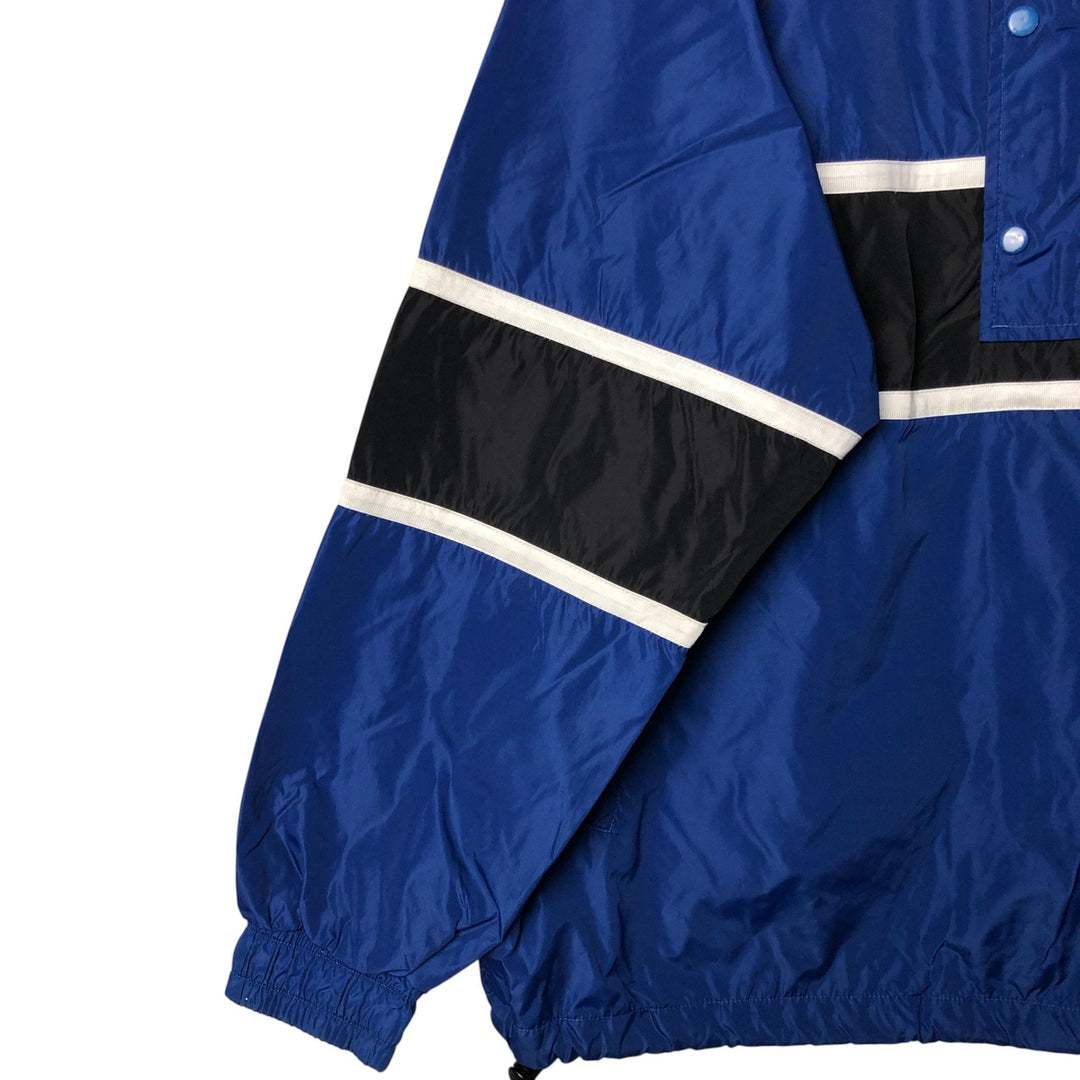 90'S Nike Anorak Parka, Men's Medium, Vintage Nylon blue type Vintage Second Hand
