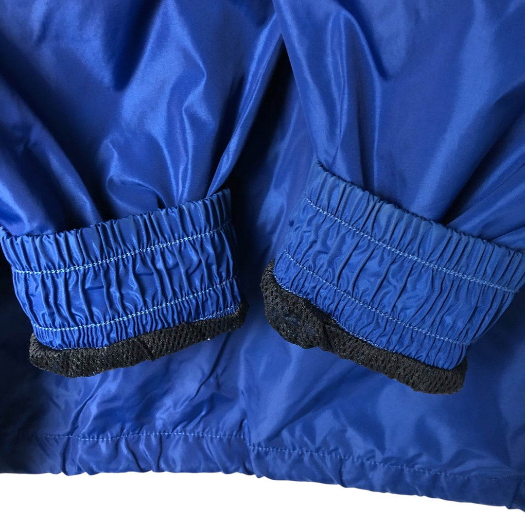 90'S Nike Anorak Parka, Men's Medium, Vintage Nylon blue type Vintage Second Hand