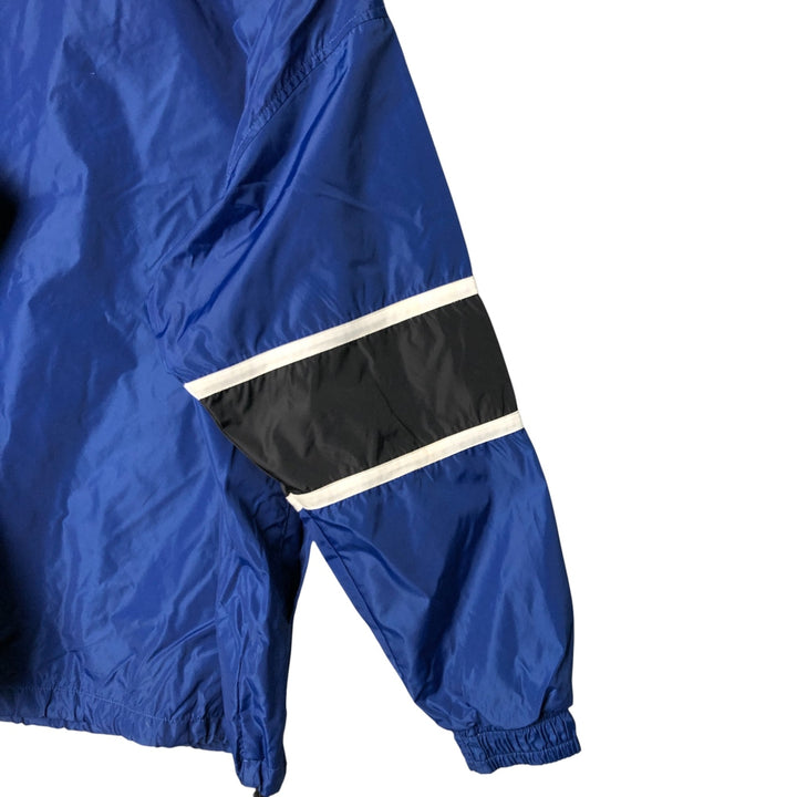 90'S Nike Anorak Parka, Men's Medium, Vintage Nylon blue type Vintage Second Hand