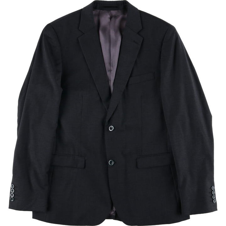 Donna Karan New York DKNY wool tailored jacket, men's size M wool Charcoal Vintage Second Hand