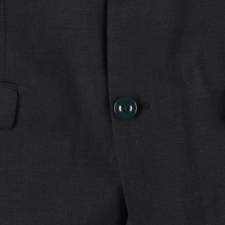 Donna Karan New York DKNY wool tailored jacket, men's size M wool Charcoal Vintage Second Hand