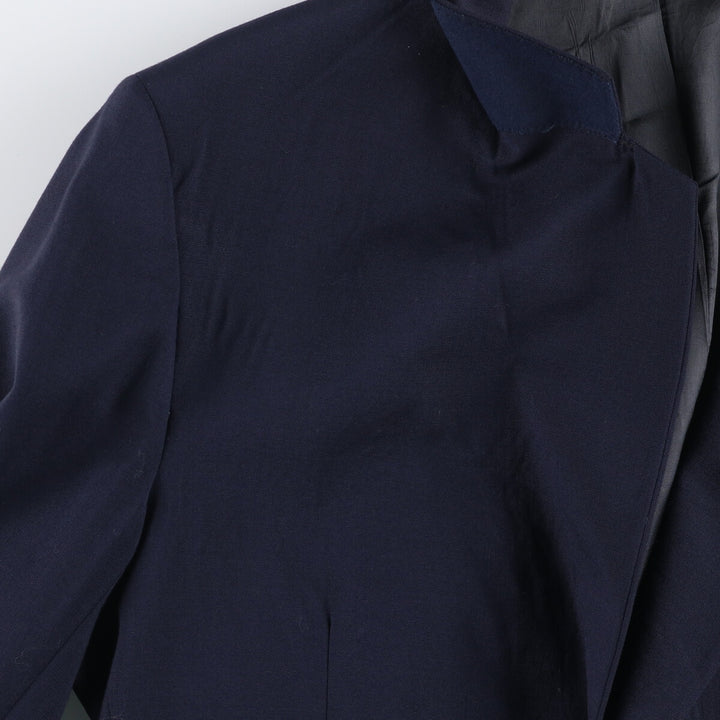 Stafford Navy Blazer, Tailored Jacket, Made in USA, Men's Size L wool navy blue type Vintage Second Hand