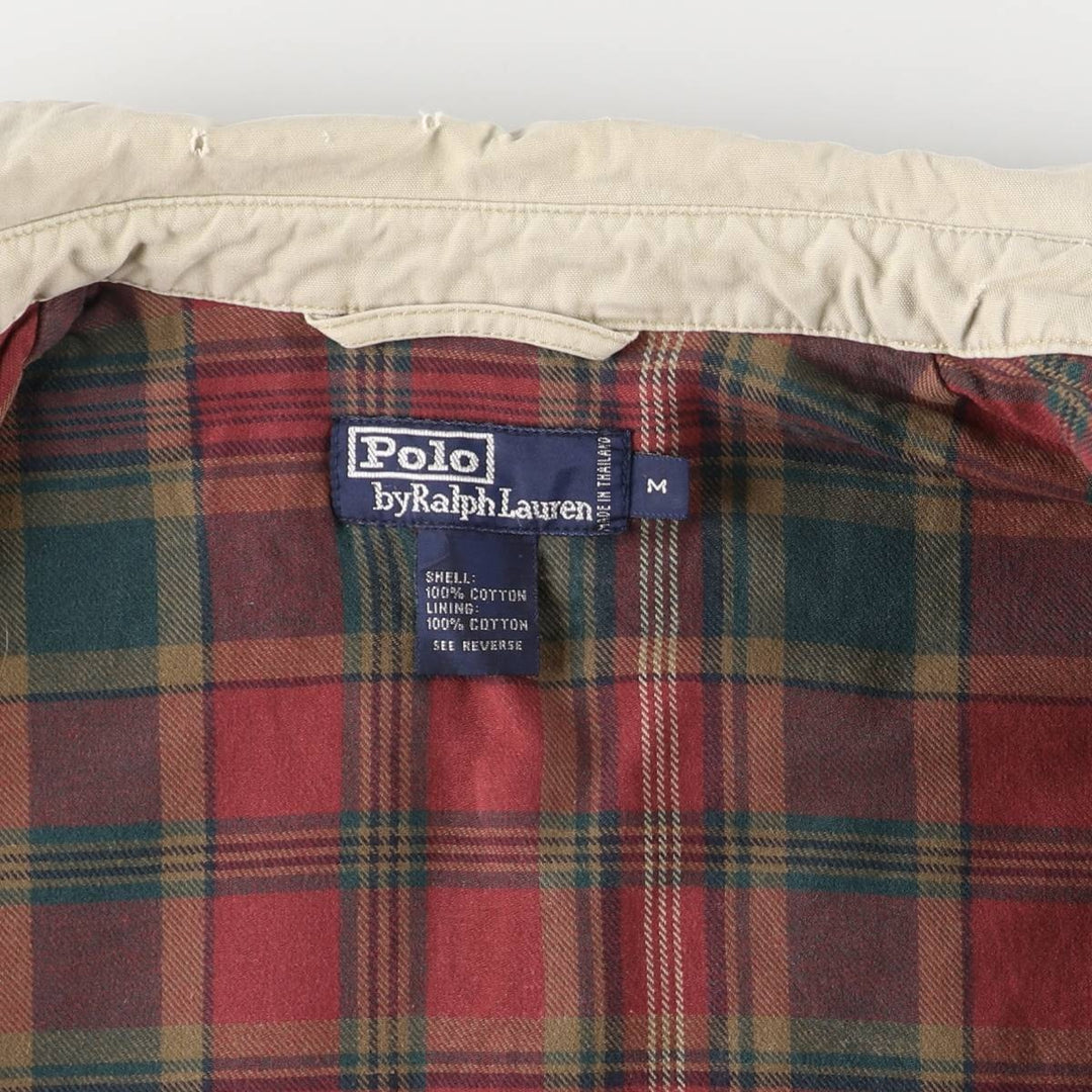 Ralph Lauren POLO by Ralph Lauren Swing Top Sports Jacket Men's M cotton Beige type Vintage Second Hand