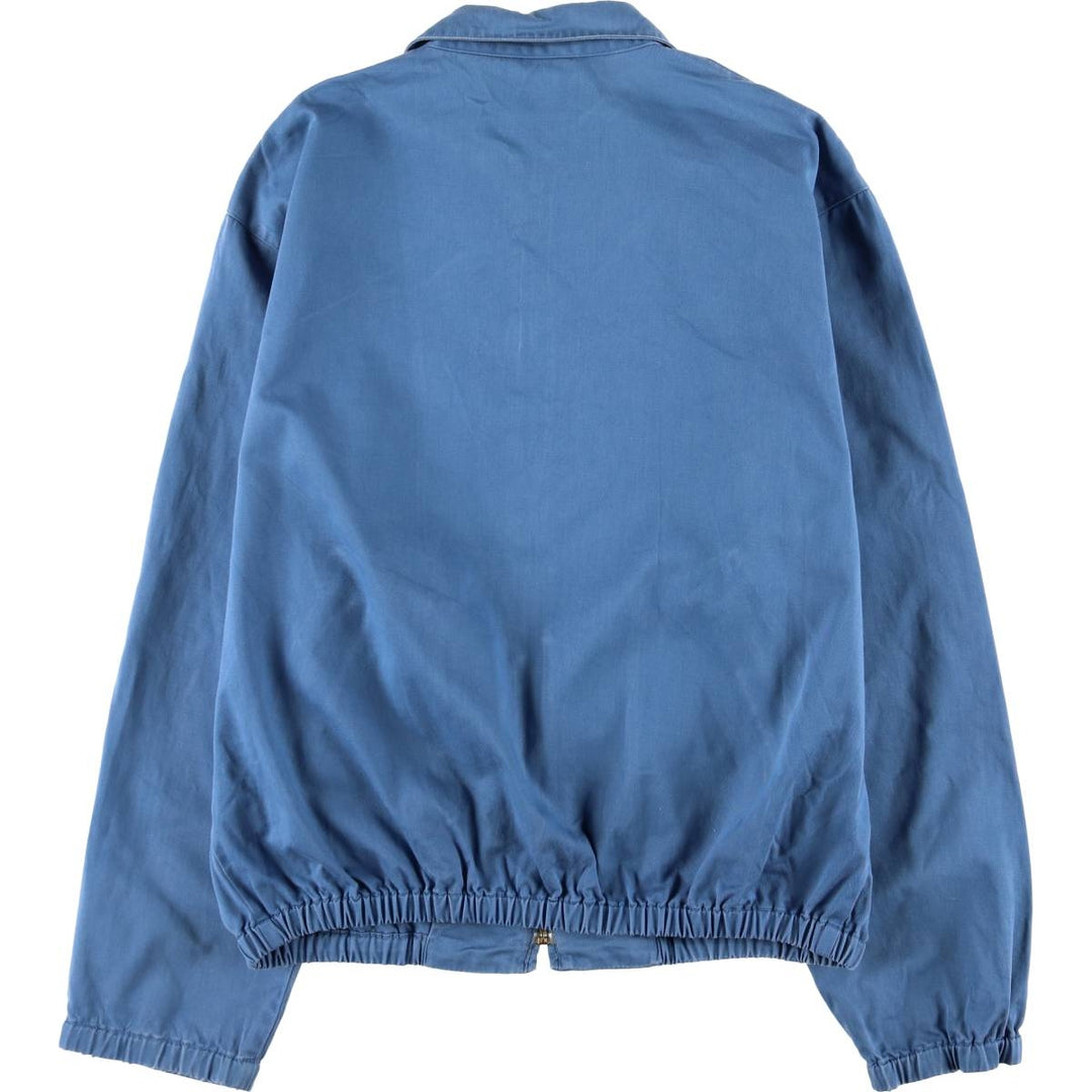 90'S Polo by Ralph Lauren swing top sports jacket, made in the USA, men's size M, vintage cotton blue type Vintage Second Hand