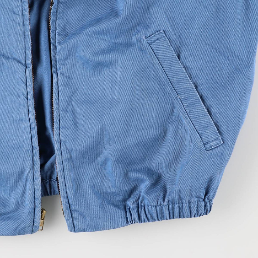 90'S Polo by Ralph Lauren swing top sports jacket, made in the USA, men's size M, vintage cotton blue type Vintage Second Hand