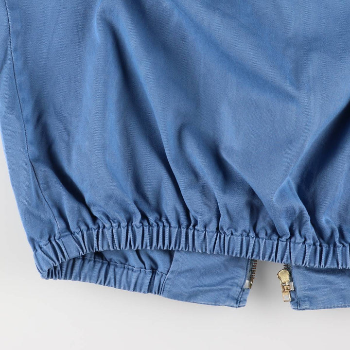 90'S Polo by Ralph Lauren swing top sports jacket, made in the USA, men's size M, vintage cotton blue type Vintage Second Hand