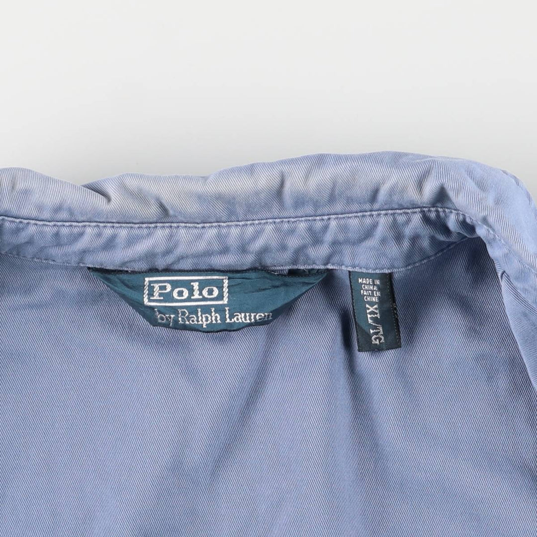 Ralph Lauren POLO by Ralph Lauren Swing Top Sports Jacket Men's XL cotton blue type Vintage Second Hand