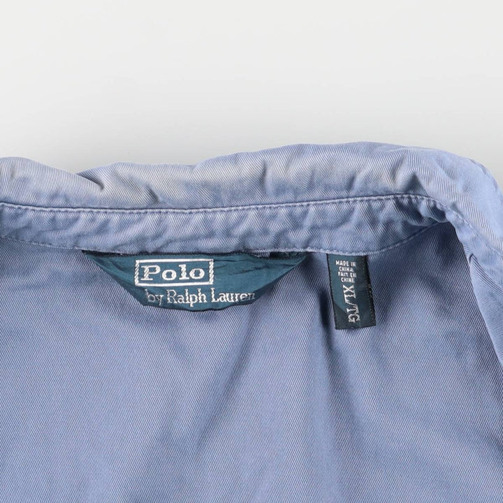 Ralph Lauren POLO by Ralph Lauren Swing Top Sports Jacket Men's XL cotton blue type Vintage Second Hand