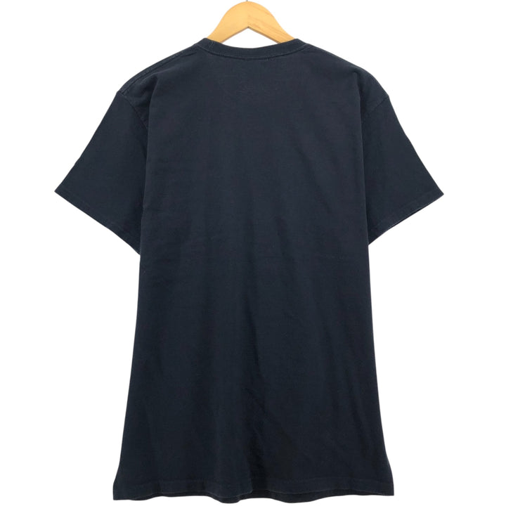 00's THE BEATLES Band T-shirt, Band T, Men's L size cotton black type Vintage Second Hand