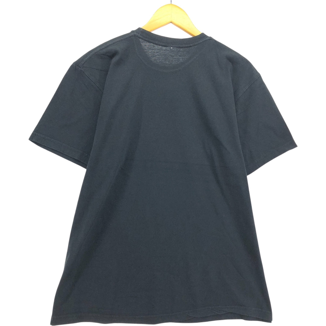 RED HOT CHILI PEPPERS Red Hot Chili Peppers Band T-shirt Band T Men's M size cotton black type Vintage Second Hand