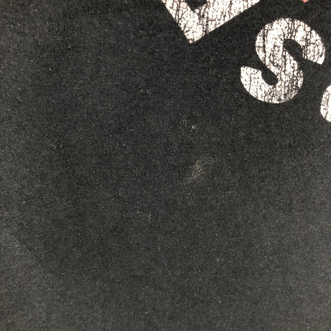 RED HOT CHILI PEPPERS Red Hot Chili Peppers Band T-shirt Band T Men's M size cotton black type Vintage Second Hand