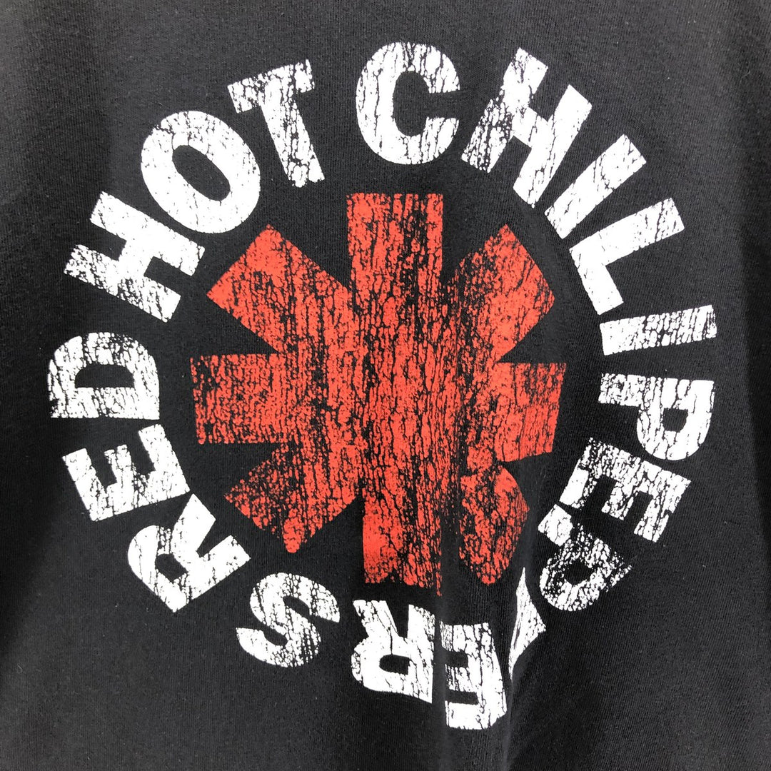 RED HOT CHILI PEPPERS Red Hot Chili Peppers Band T-shirt Band T Men's XL equivalent cotton black type Vintage Second Hand