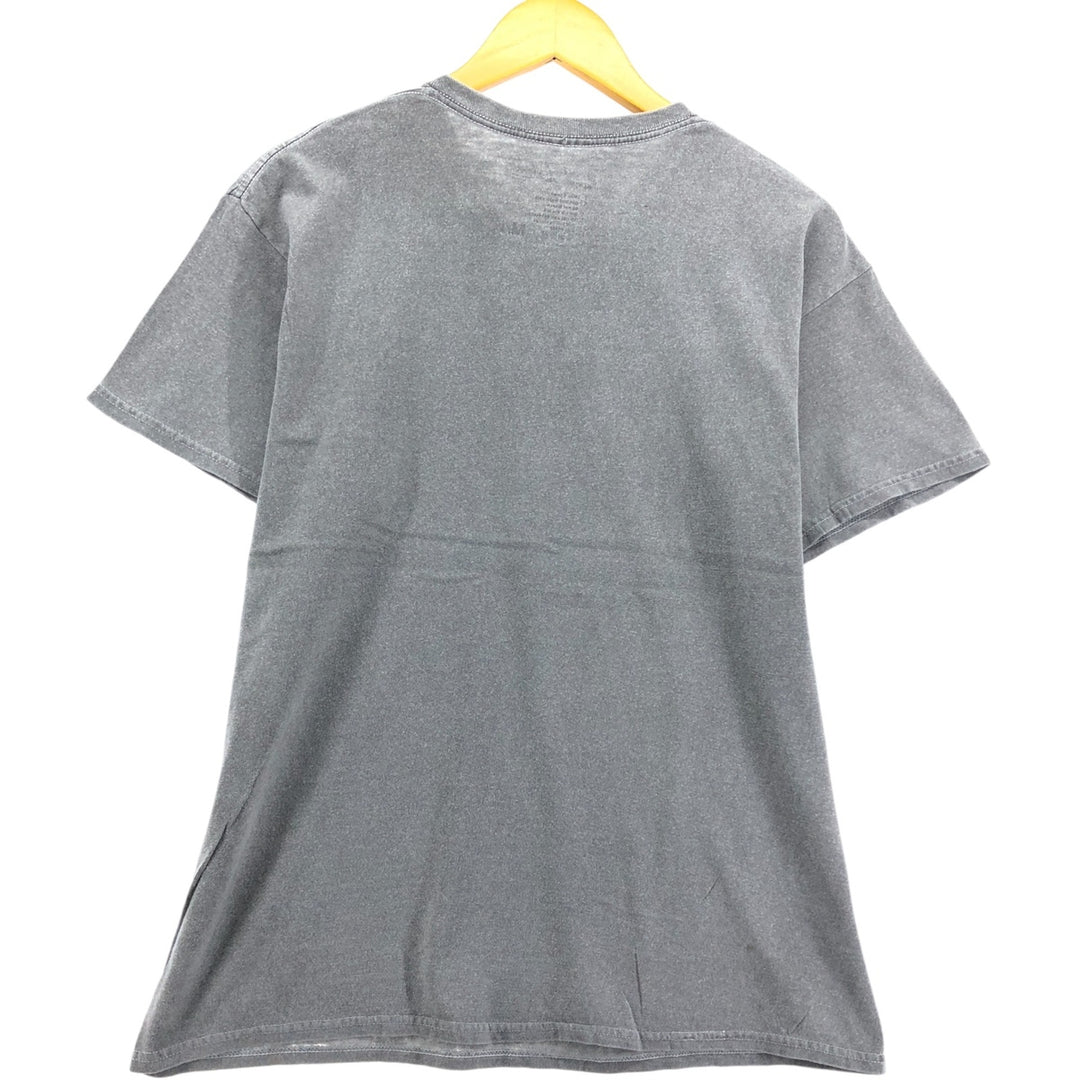 KURT COBAIN band T-shirt, men's size L cotton gray type Vintage Second Hand