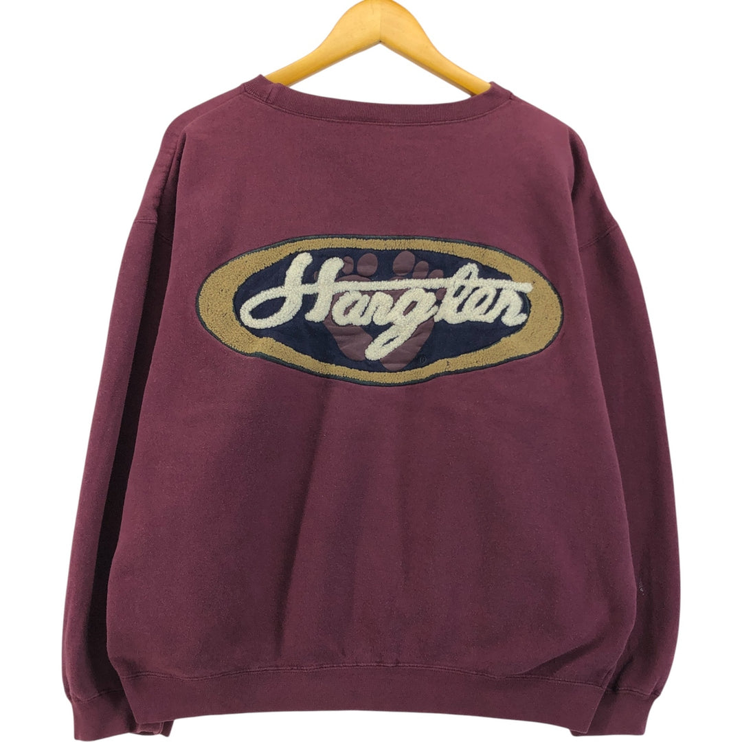 HANG TEN Logo Sweatshirt, Men's XL unclear Red type red-purple Vintage Second Hand