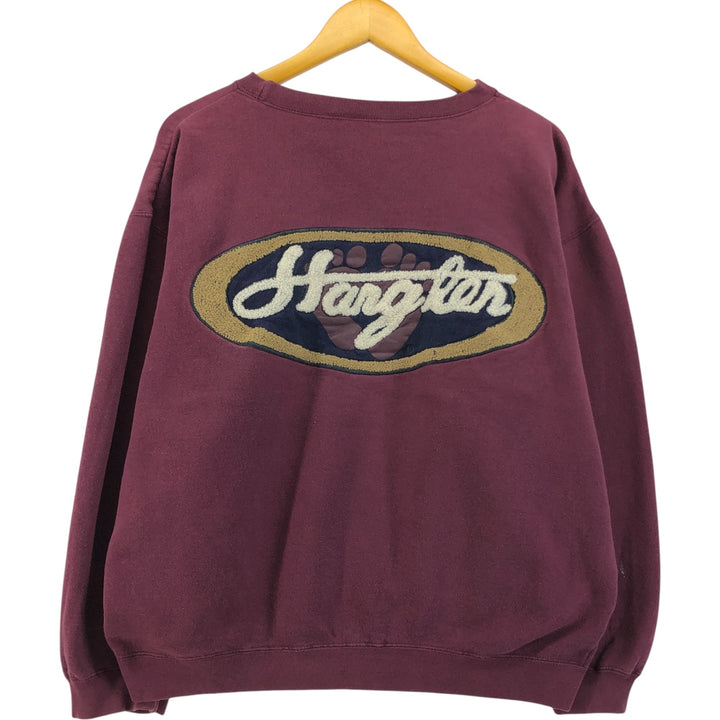 HANG TEN Logo Sweatshirt, Men's XL unclear Red type red-purple Vintage Second Hand