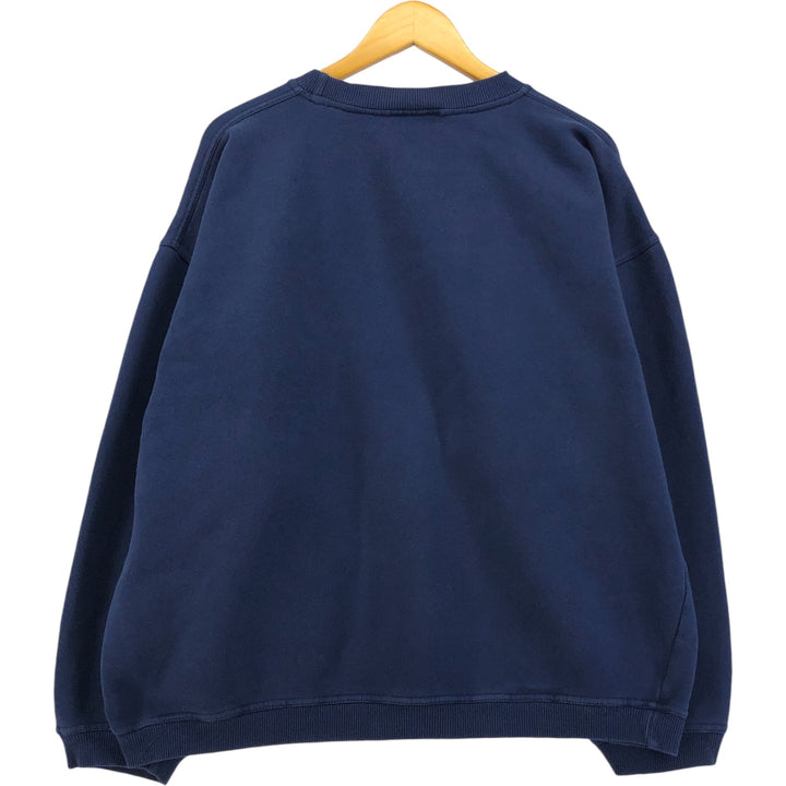 GOTCHA logo sweatshirt, men's size XXL cotton navy blue type Vintage Second Hand
