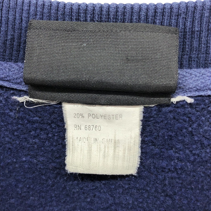 GOTCHA logo sweatshirt, men's size XXL cotton navy blue type Vintage Second Hand