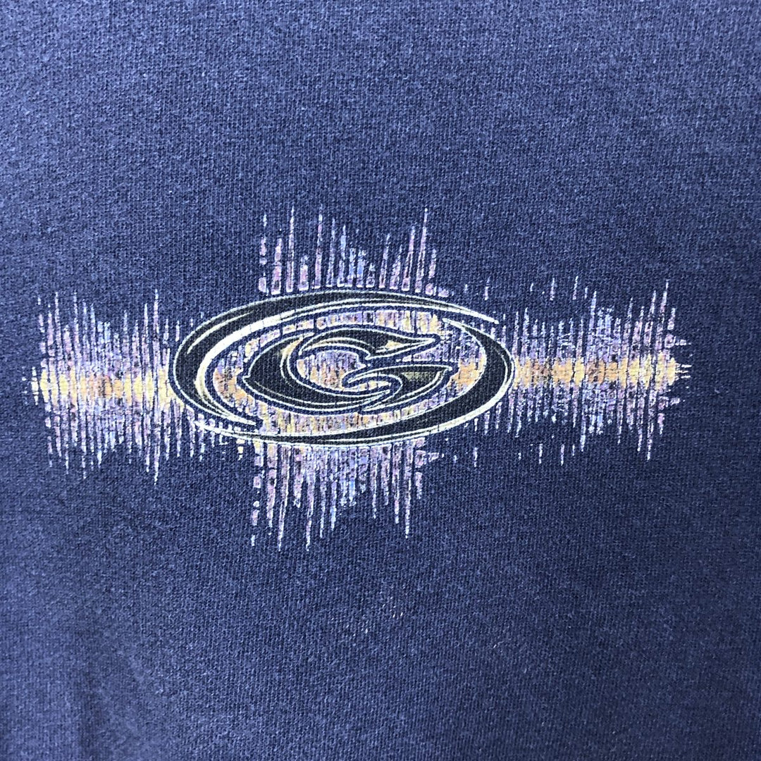 GOTCHA logo sweatshirt, men's size XXL cotton navy blue type Vintage Second Hand