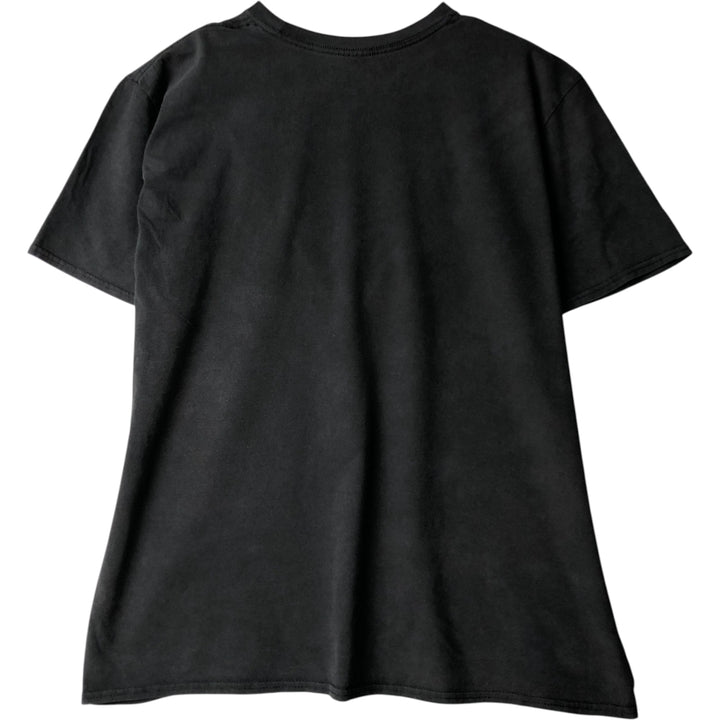 Metallica Skull Pattern Band T-shirt Band Tee Men's XL size unclear black type Vintage Second Hand