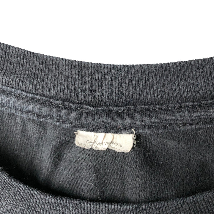 NIRVANA Nirvana Band T-shirt, Band T, Men's M size unclear black type Vintage Second Hand