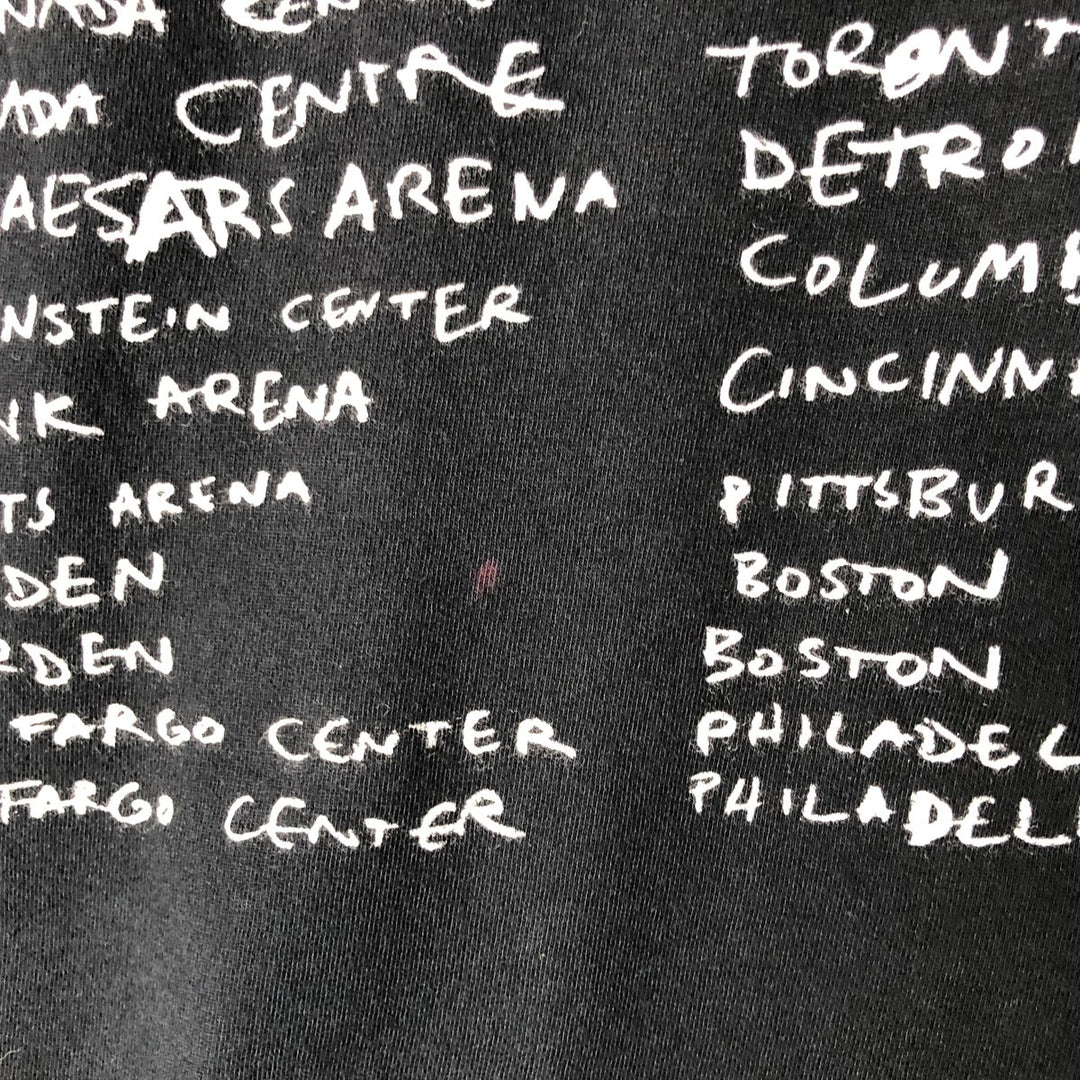 RADIOHEAD Band T-Shirt, Men's Size Medium cotton black type Vintage Second Hand