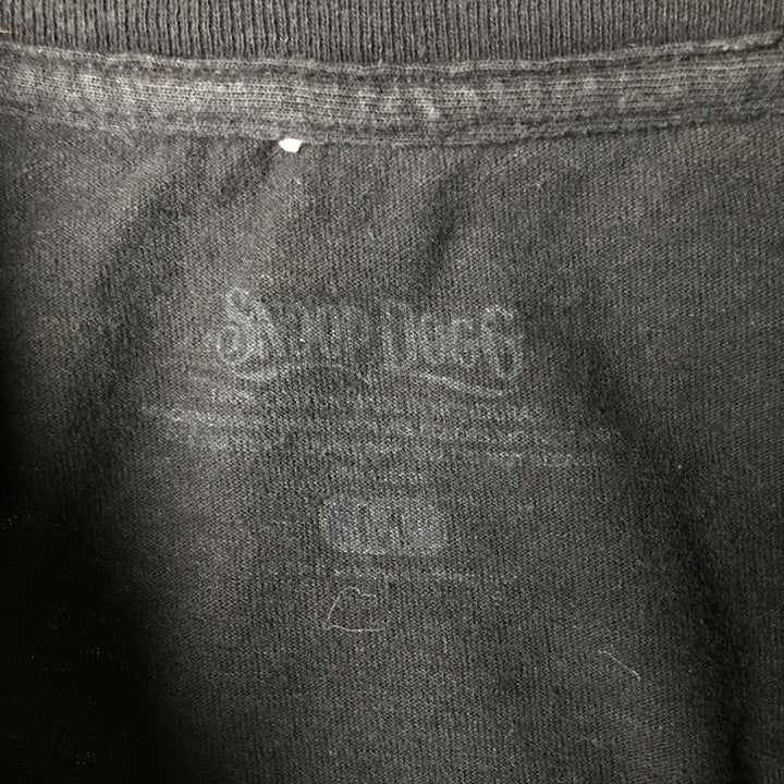 SNOOP DOGG Snoop Dogg Rap T-shirt Rap T Men's M size unclear black type Vintage Second Hand
