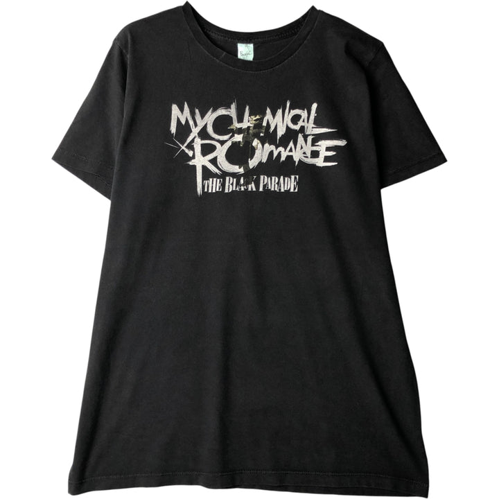 MY CHEMICAL ROMANCE Band T-Shirt, Made in USA, Men's Size L cotton black type Vintage Second Hand