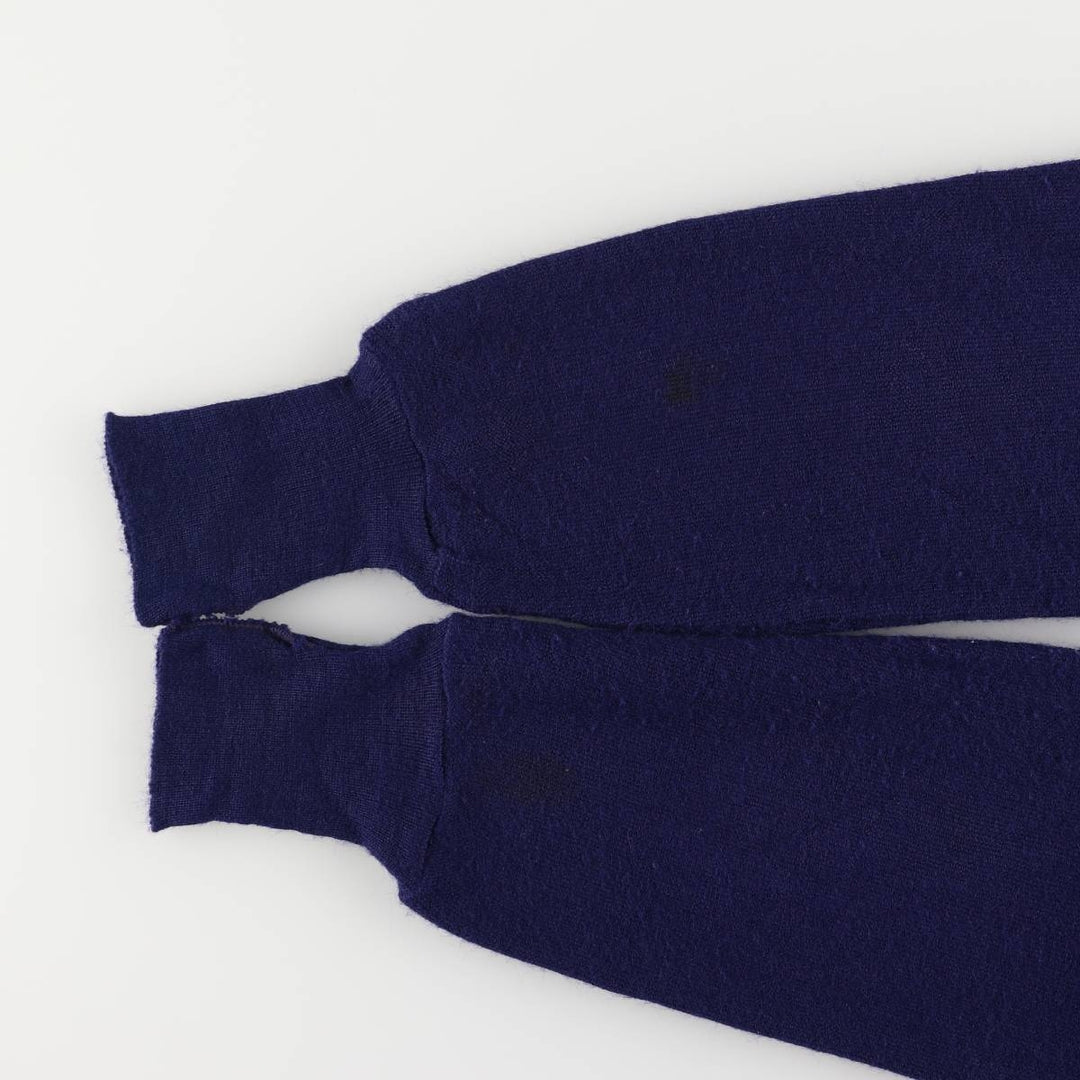Vintage 1970'S Lacoste IZOD knit cardigan, men's size XL unclear navy blue type Vintage Second Hand