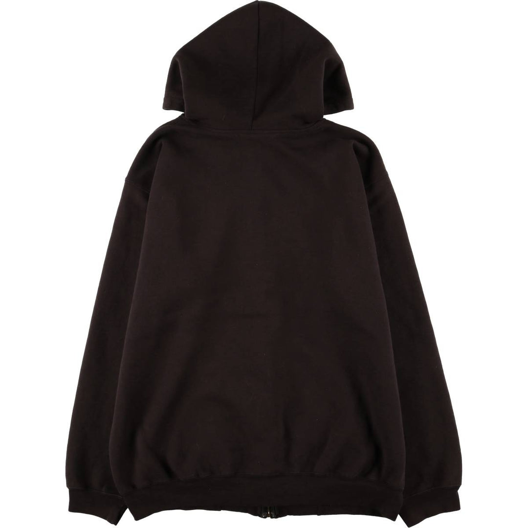 Carhartt Sweat Full Zip Hoodie Men's L size cotton brown type Vintage Second Hand