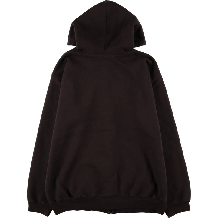 Carhartt Sweat Full Zip Hoodie Men's L size cotton brown type Vintage Second Hand