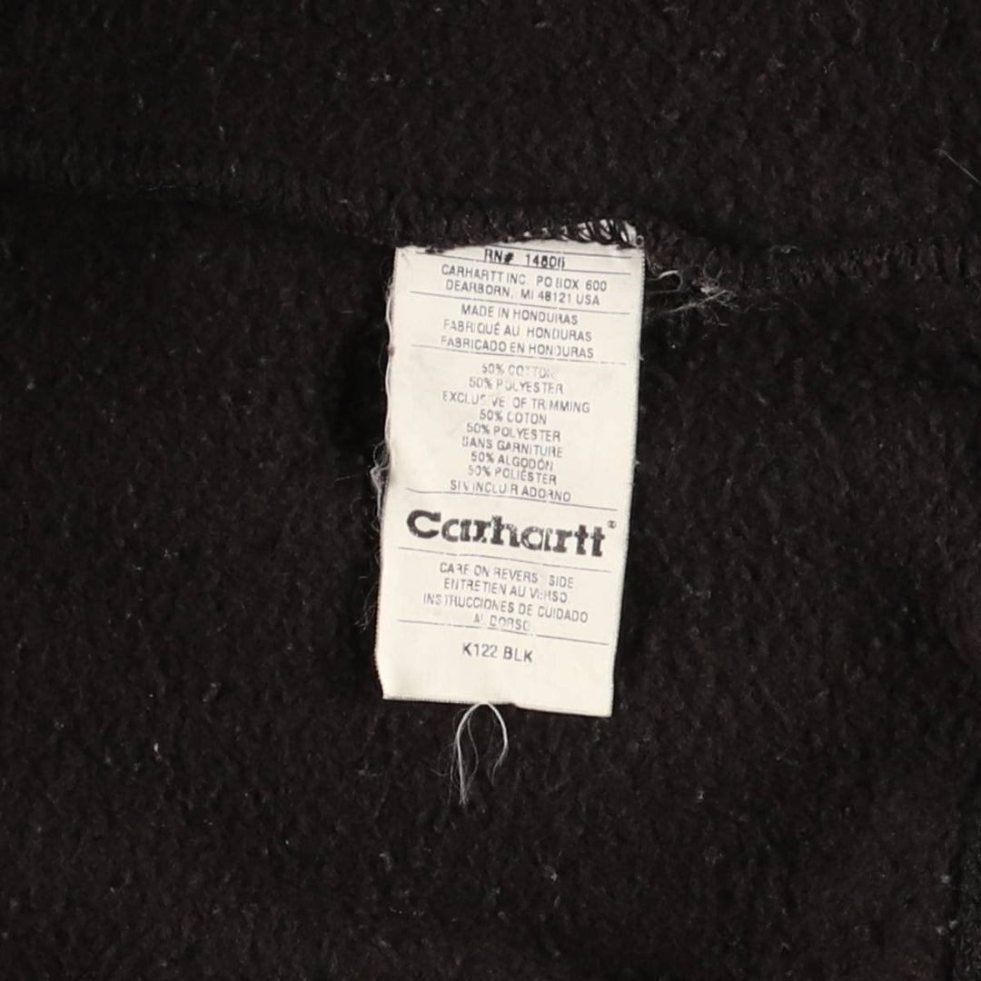 Carhartt Sweat Full Zip Hoodie Men's L size cotton brown type Vintage Second Hand