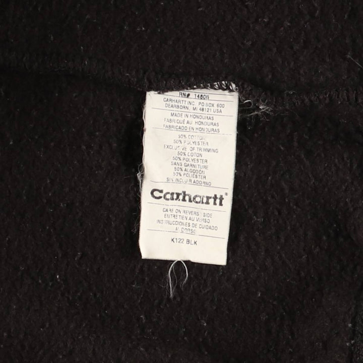 Carhartt Sweat Full Zip Hoodie Men's L size cotton brown type Vintage Second Hand