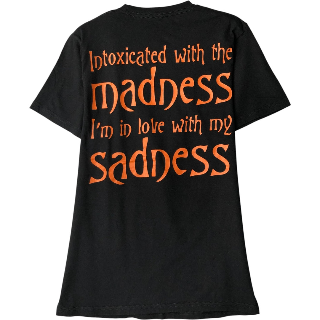 THE SMASHING PUMPKINS Smashing Pumpkins Band T-shirt Band T Men's S equivalent cotton black type Vintage Second Hand