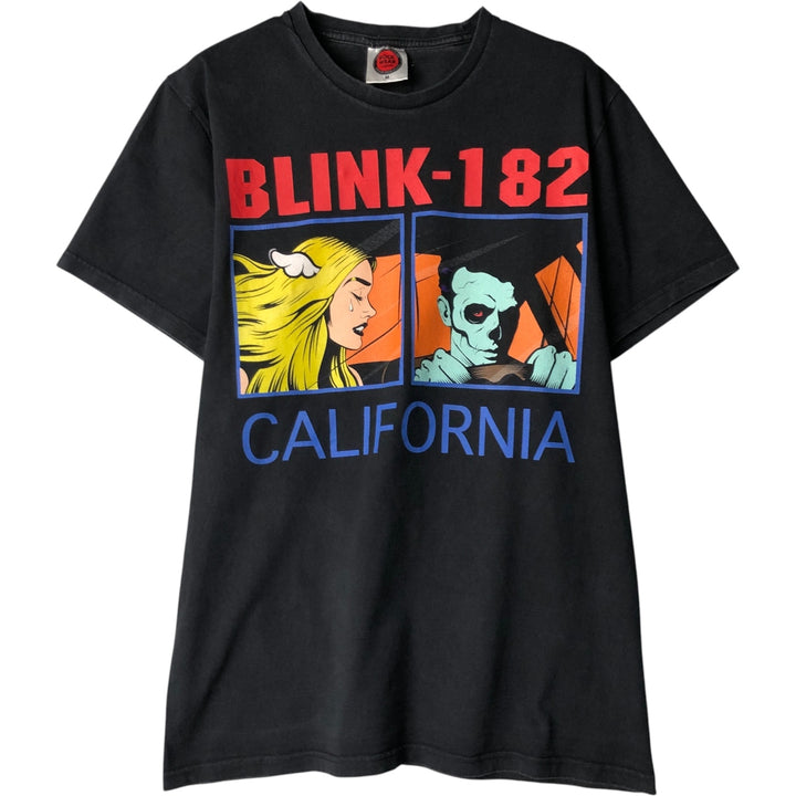 ROCK WEAR BLINK182 Blink 182 Band T-Shirt, Men's Medium cotton black type Vintage Second Hand