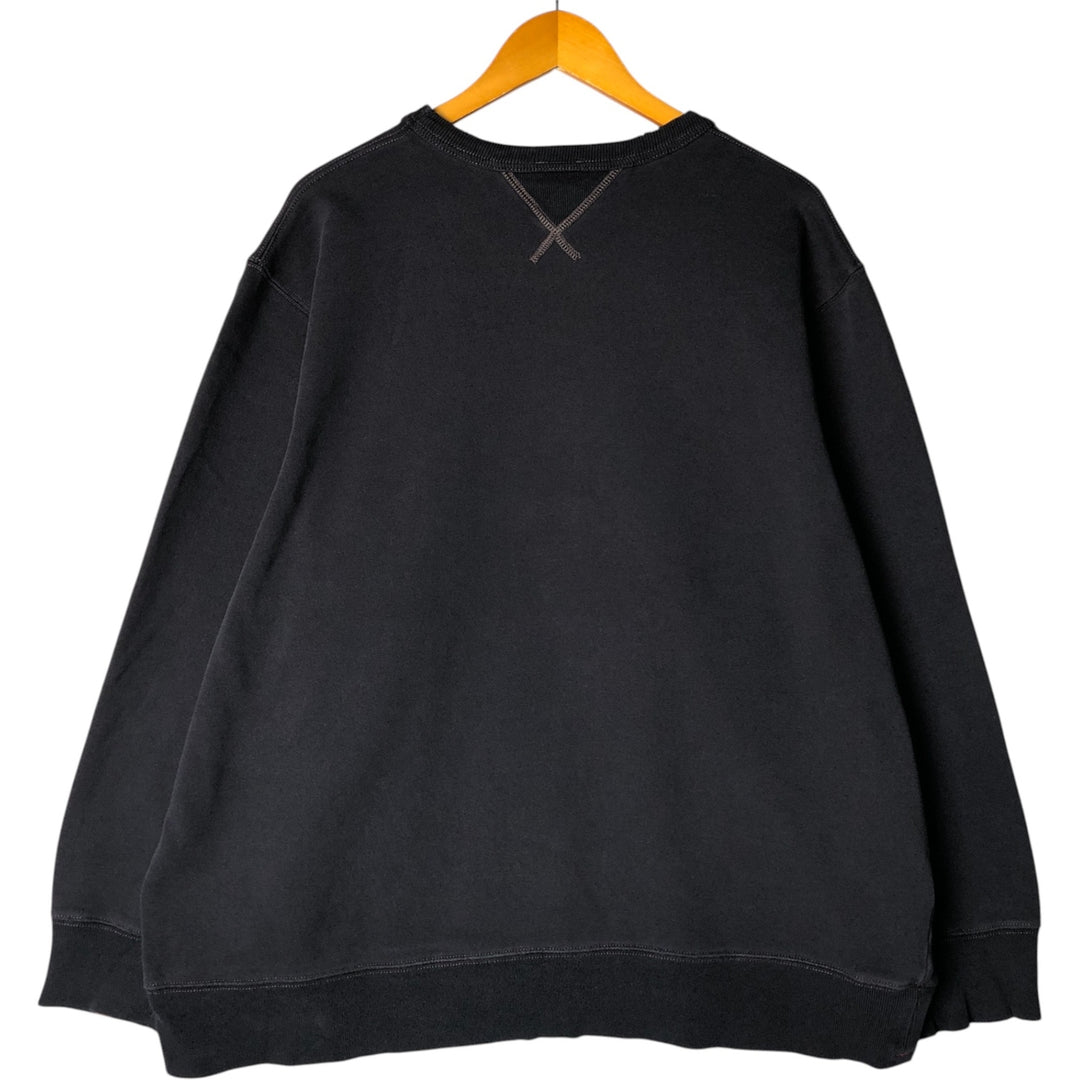 Ralph Lauren POLO JEANS COMPANY Logo sweatshirt, men's XL size cotton black type Vintage Second Hand