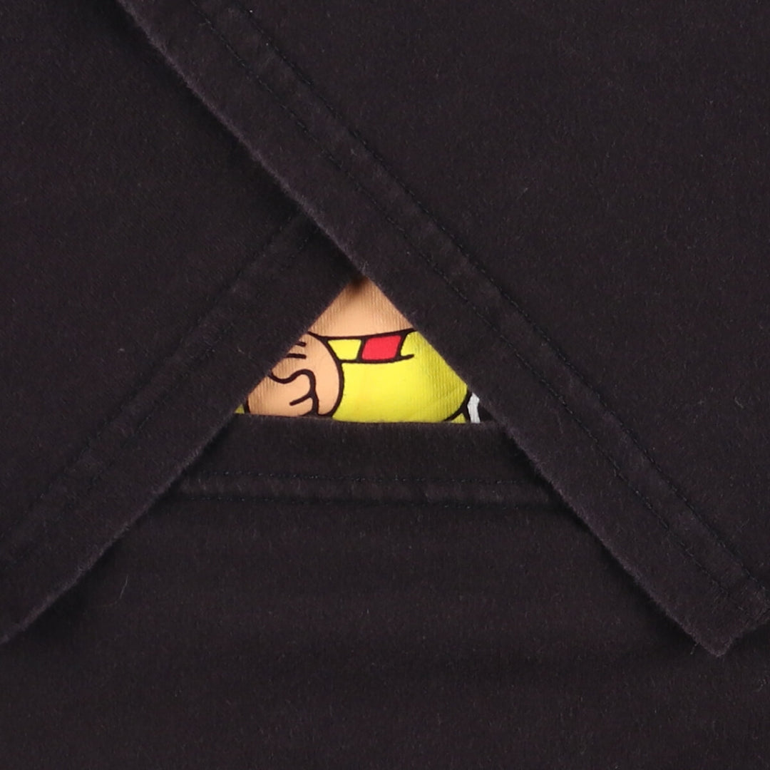 00'S FAMILY GUY Anime Character Print T-Shirt, Men's Size Medium cotton black type Vintage Second Hand