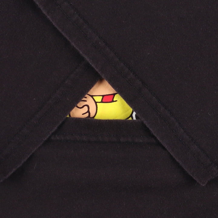 00'S FAMILY GUY Anime Character Print T-Shirt, Men's Size Medium cotton black type Vintage Second Hand