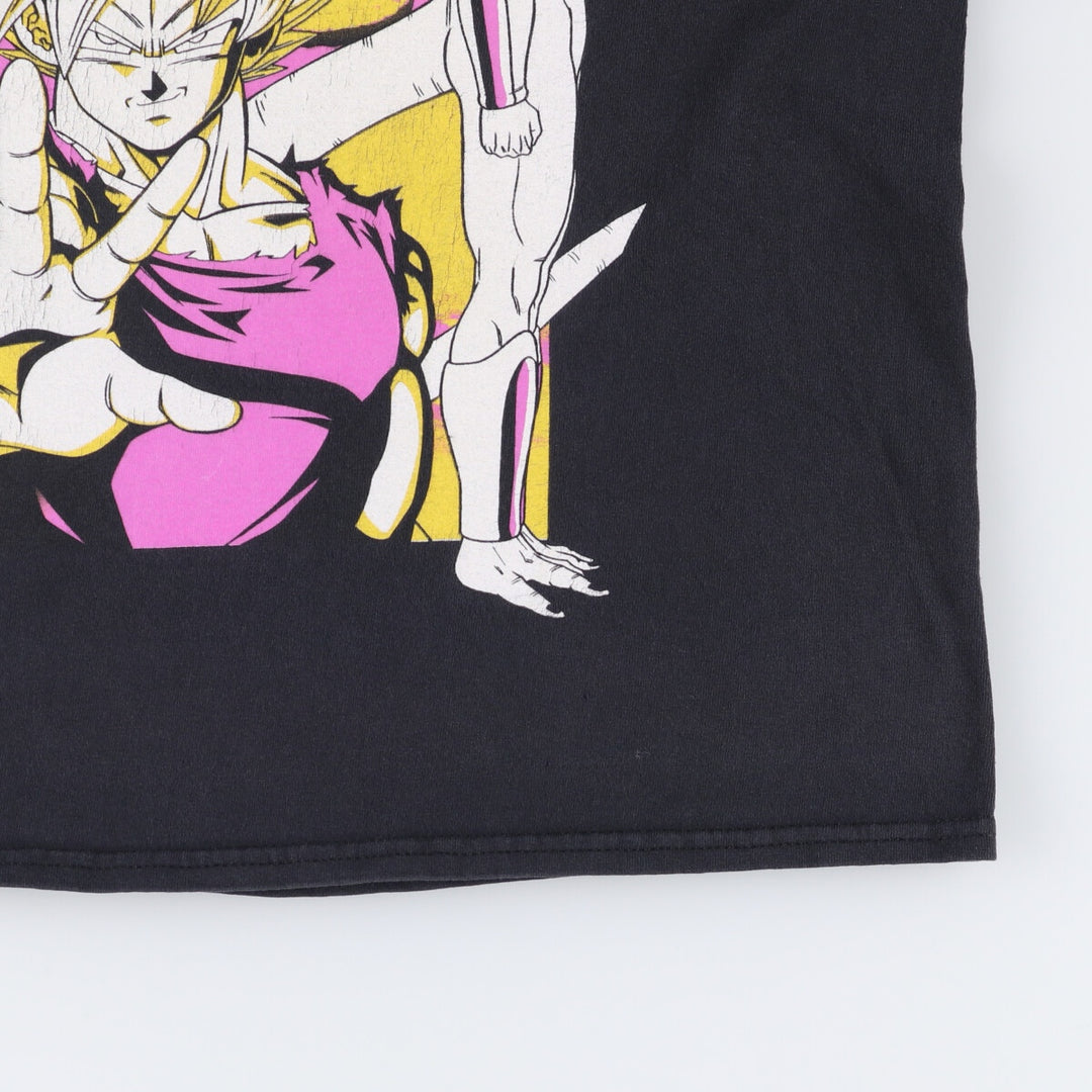 DRAGONBALL Z Dragon Ball Z Anime Character Print T-shirt Men's M size cotton black type Vintage Second Hand