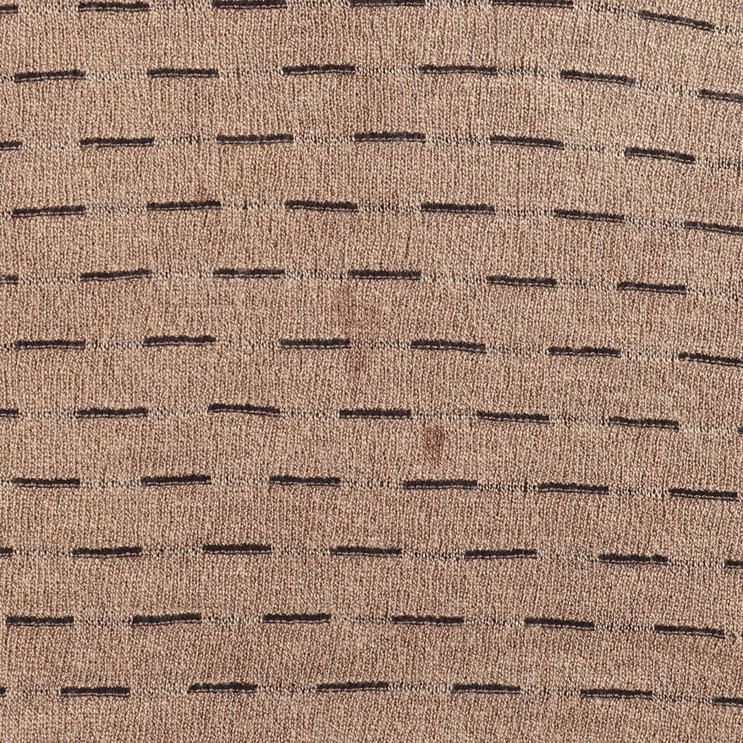 Pierre Cardin all-over print knit sweater, made in Canada, men's size S others Beige type Vintage Second Hand