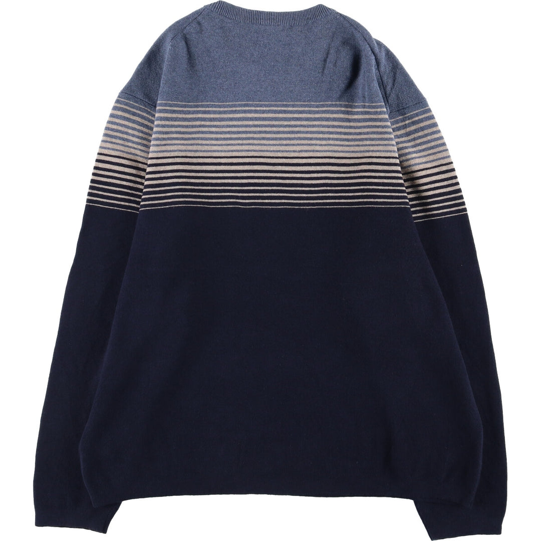GAP Cotton Knit Sweater, Men's Size XL cotton Blue type light blue Vintage Second Hand